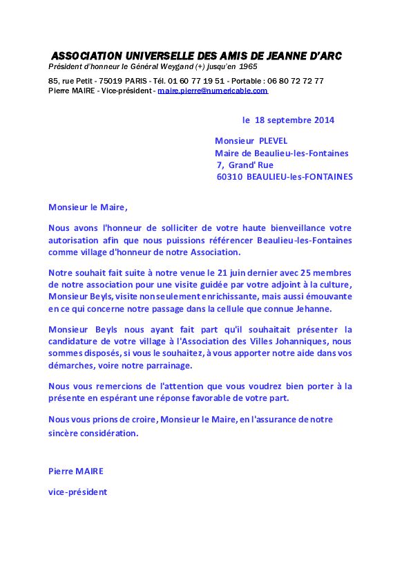 lettre  mr plevel maire de beaulieu-les-fontaines-18-09-2014.jpg - 89.61 Kb